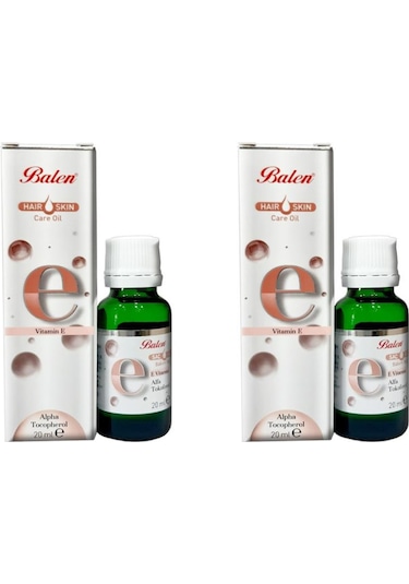 Balen E Vitamini Saç ve Cilt Bakım Yağı 2 x 20 ML