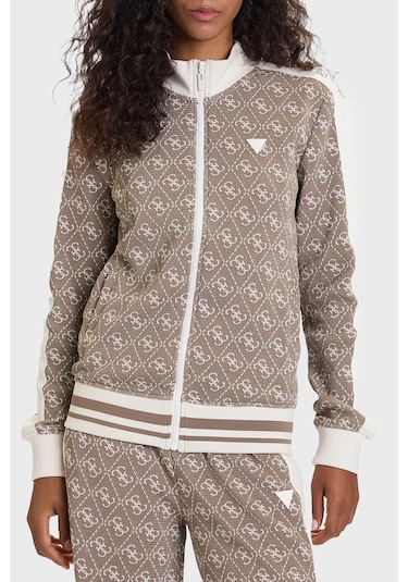 Guess Bayan Sweat V5bq16 K1990 Fngy Kahve Kahve