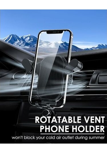 Araba Cep Telefonu Tutucusu, Süper Sağlam, Geliştirilmiş Havalandırma Kancası