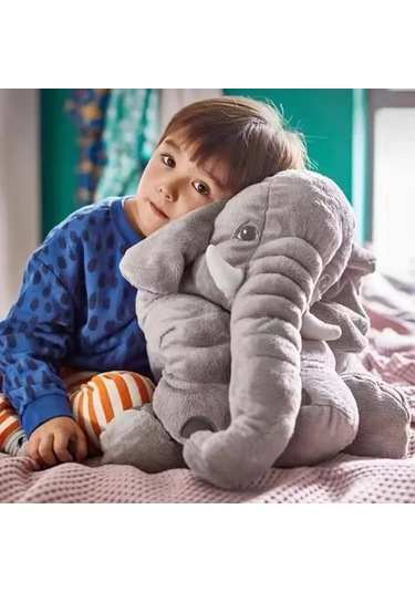 Zyzqstore Fil Peluş Vücut Yastığı Büyük Kanepe Yastık Çok Renkli Fil Yastık Çok Renkli