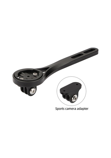 Youtek Alüminyum Bisiklet Bilgisayar Tutucu, Garmin/bryton/wahoo/cateye Uyumlu, Spor Kamera Adaptörlü, 144x38mm, 39g Çok Renkli