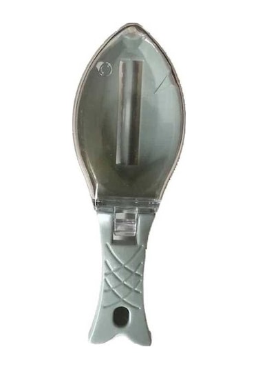 Kapaklı Manuel Balık Ölçekleyici Mutfak Ölçüm Aracı - Mavi Mavi