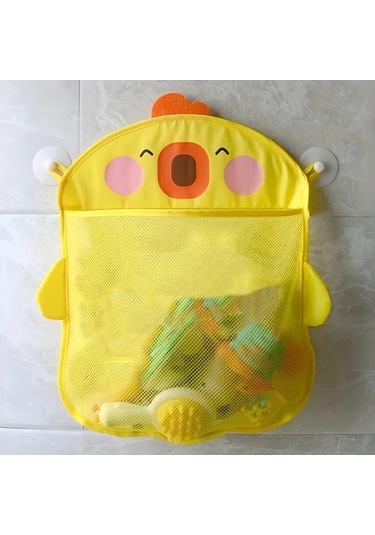 Awesomestore Yeşil Ördek Banyo Oyuncu Saklama Filesi, Emici Askılı Ağ Organizer Yeşil