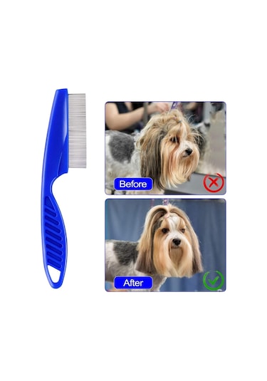 4'lü Bit Evcil Hayvan Tarak Seti Kedi Köpek Bit Tarak Seti Pire Tarağı