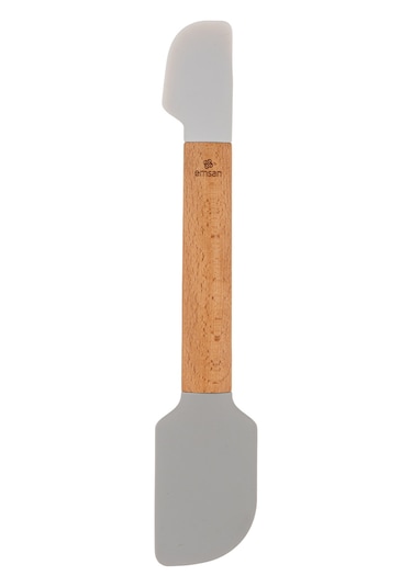 Emsan Soft Silikon Fırça Spatula Seti Gri