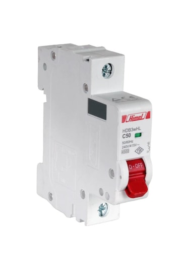 Himel 1x50A 4.5kA C Eğrisi Otomatik Sigorta