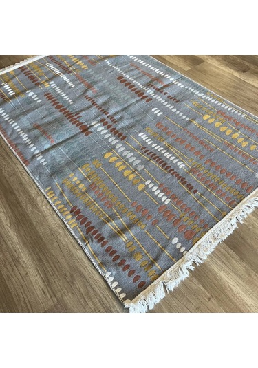 Hoom Rugs Samos Sms 34 Multy Yıkanabilir Çift Taraflı Pamuk Kilim