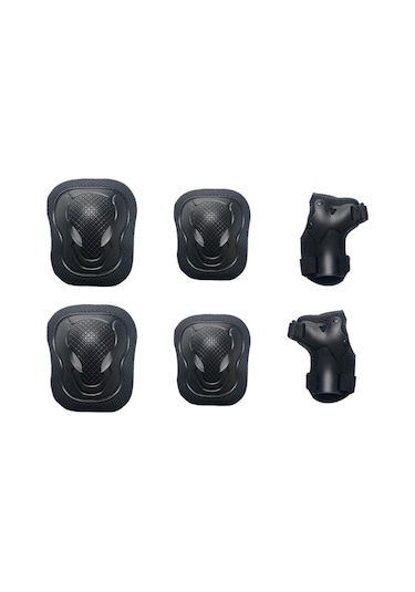 Suntek Koruyucu Dişli Seti Bisiklet Rahat Taşınabilir Dış El Siyah