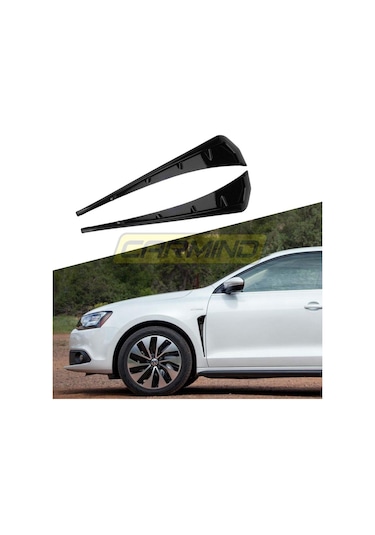Volkswagen Jetta Mk6 Yan Çamurluk Venti Piano Black 2 Adet