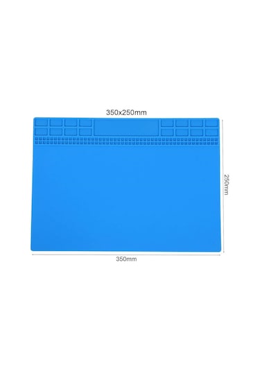 Silikon Çalışma Tamir Pedi 504 350x250 Mm Isıya Dayanıklı Manyetikli