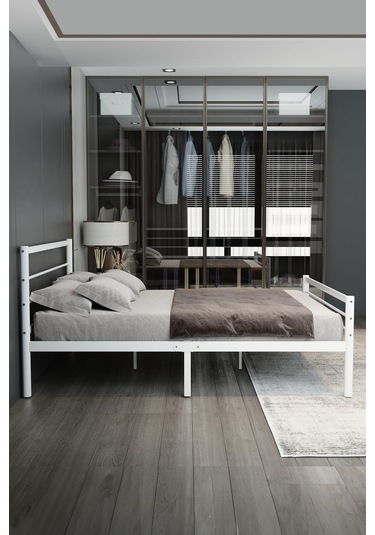 Aksviva Chester Çift Kişilik Ferforje Metal Karyola