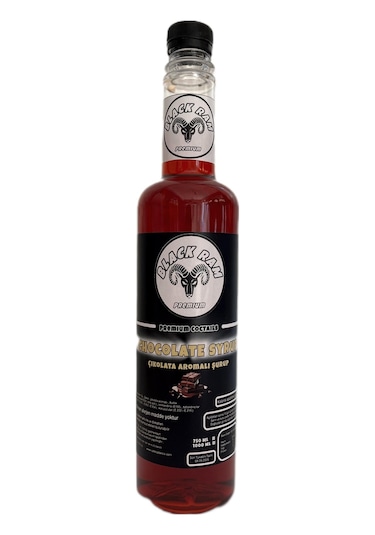 Black Ram Çikolata Aromalı Kokteyl Şurubu 750 ML