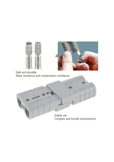 Meridiangoods Anderson 50a Soket Seti 12-24v Dc Hızlı Bağlantı 5 Parça