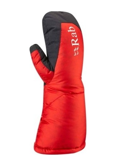 Rab Endurance Ördek Tüyü Yüksek Dağ Eldiveni Kırmızı