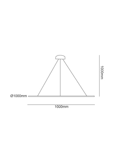 Tra30036 Eco Ø100 Cm Led Avize Sarkıt Yıldıss