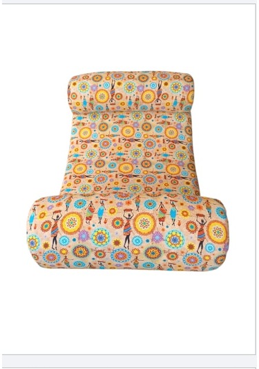 Modern Gondol Bench Puf Oturma Koltuğu Şık Dekoratif Çok Renkli