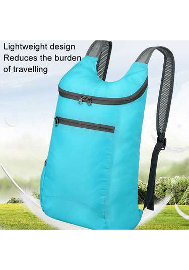 Sones Vanaheimr Açık Hava Katlanabilir Çanta Hafif Su Geçirmez Seyahat Çantası Fitness Spor Sırt Çantası Açık Gri