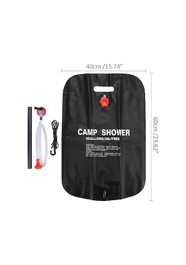 EFSANE KAMP - Kamp Duşu 20 Litre Siyah