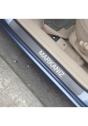 Kia Rio Karbon Kapı Eşiği Oto Sticker 4 Adet