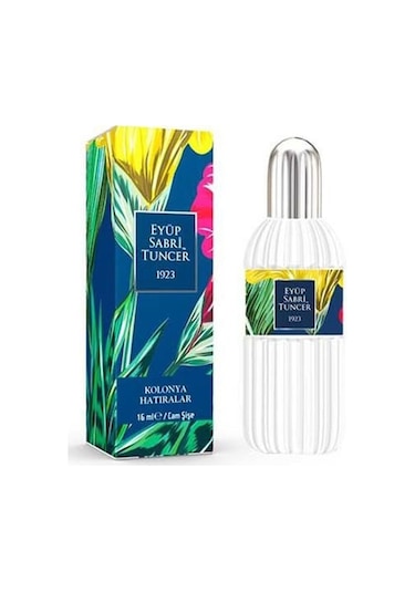 Eyüp Sabri Tuncer Hatıralar Kolonyası Cam Şişe 16 ML