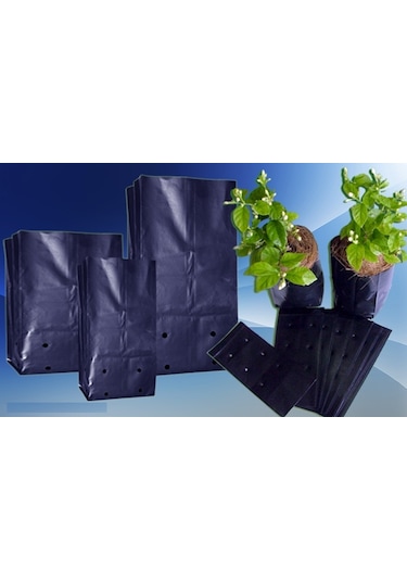 Fidan Poşeti 25X50 Cm Körüklü Fidan Torbası Fide Fidan Poşetleri