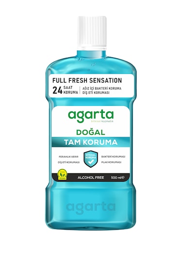 Agarta Tam Koruma Alkolsüz Ağız Bakım Suyu 500 ML