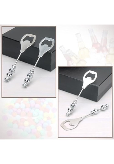 Gatherco 20 Adet Boncuklu Bira Açacağı Bira Şişe Açacağı Dekoratif Boncuklu Şişe Açacağı Kendin Yap Boncuk Şişe Açacağı Diğer