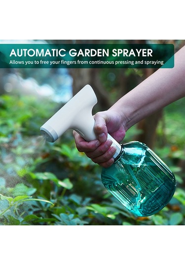 Qingmipy 900ml Şarjlı Bitki Spreyleme Makinesi - Ayarlanabilir Püskürtme, Otomatik Sulama Ve Sis Modu İle Ev & Bahçe Kullanımı