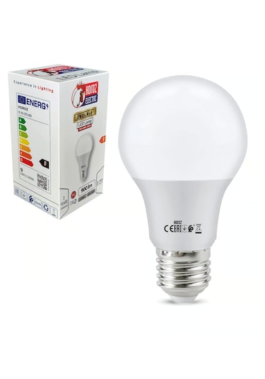 Horoz Led Ampul Ekola-9 10'lu Paket Beyaz Işık 6400k