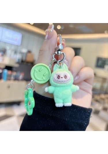 Novahub Minis Labubu Koyun Peluş Okul Çantası Kolye, 5cm, Üniseks, 14+ Yaş