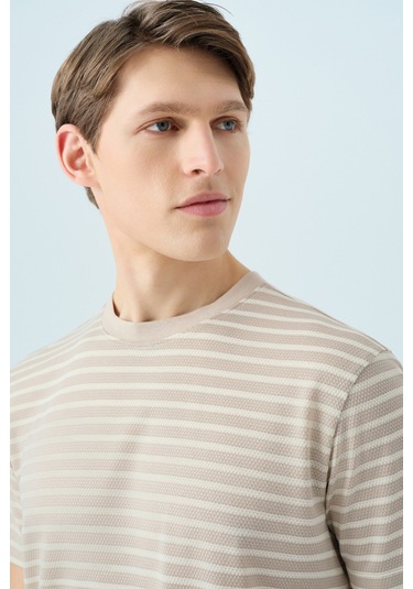 Loft Erkek Tişört Lf2038863 Bej