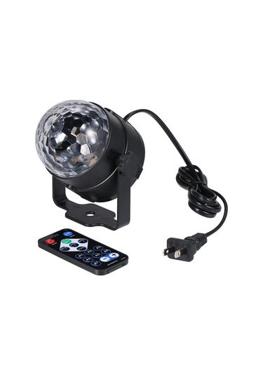 Shineyee Rgb Led Mini Ev Partisi Işığı, Uzaktan Kumandalı, Ses Aktifli, Stroboskop Efekti, 5v 3w, 180 Açı Diğer