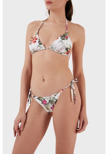 Guess Bayan Bikini Altı E02o21mc045 P06w Beyaz Yeşil