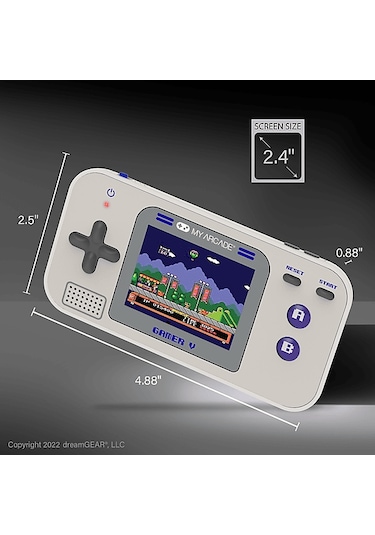Myarcade Gamer V Retro Konsol 220 Oyun Gri Mor