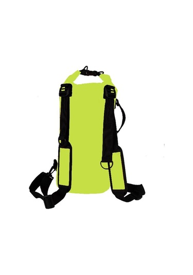 Motosiklet Ve Bisiklet Sırt Çantası Waterproof Motor Touring Neon Çanta 20 Lt Yeşil