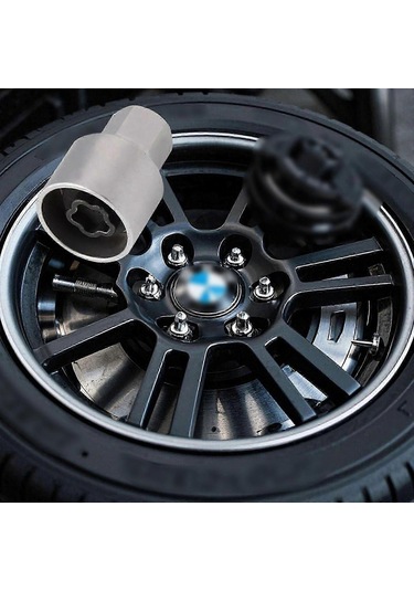 Bmw 1 3 4 5 6 7 Serisi Lastik Tekerlek Kilidi Hırsızlık Önleyici Vida Bijon Somunu Cıvatası 41 1hc.