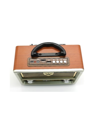 Meier M-113Bt Nostaljik Usb-Tfcard-Bluetooth Destekli Fm Radyo
