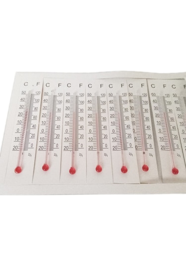 Termometre Isı Ölçer 10Adetli 7.5 X 1.5Cm