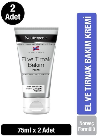 Neutrogena Norveç Formülü El ve Tırnak Bakım Kremi 2 x 75 ML