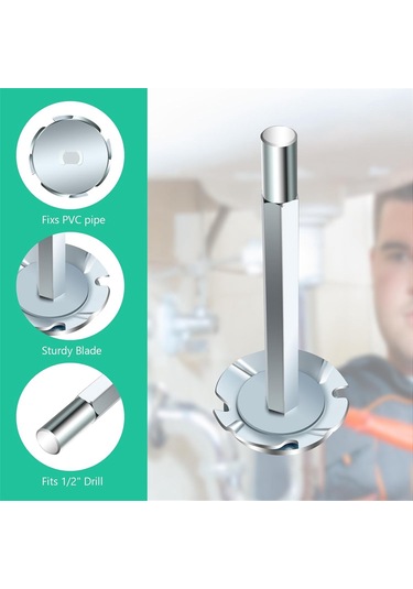 Pvc Bağlantı Parçası Koruyucu, Pvc Boru İçin Matkap Ucu Kovan Koruyucu Seti