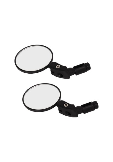 Geeroyoo Bisiklet İçin Çift Konveks Yansıta - 360 Döner, Geniş Görüş, Dayanıklı Malzeme, 18-22mm Düz Çubuk Uyumlu, Dağ Yolu Bisikleti Elektrikli Bisiklet Uygun