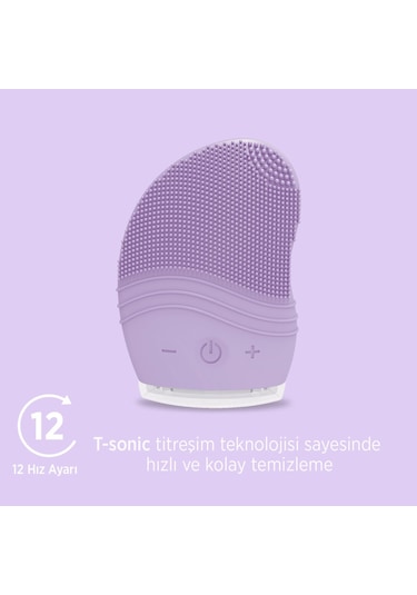 Polosmart Psc03 Sonic Titreşimli Yüz Temizleme Cihazı - Mor