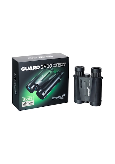 Levenhuk Guard 2500 Mesafe Ölçer Binoküler Dürbün Siyah