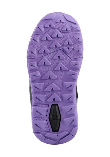 Slazenger KEPHAS IN Çocuk Cırt Cırtlı Siyah / Mor Bot