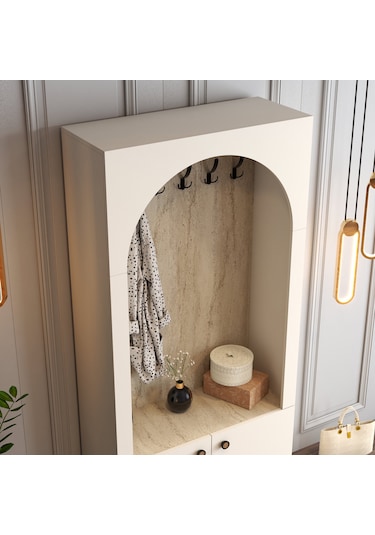 Palermo Portmanto K V105 - Krem / Traverten Krem / Traverten