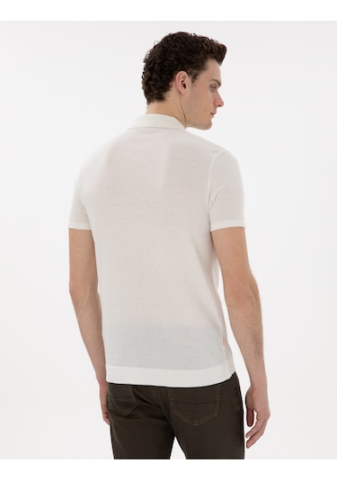 Pierre Cardin Erkek Ekru Kazak /triko 50303605-vr019 Ekru