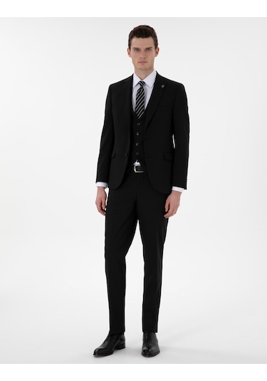 Pierre Cardin Erkek Siyah Takım Elbise 50304115-vr046 Siyah