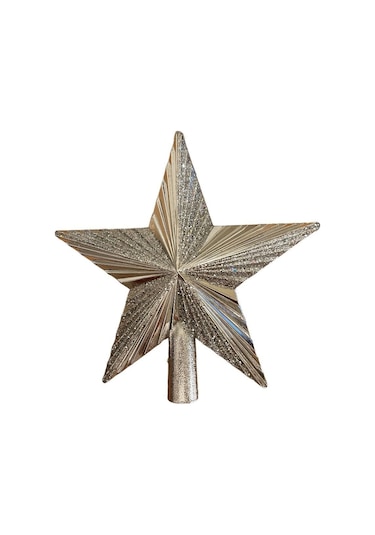 Yılbaşı Çam Ağacı Tepeliği 20 Cm Gümüş