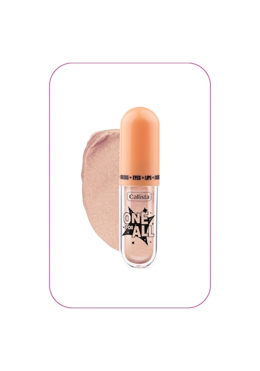 Callista One For All Eyes & Lips & Cheeks Işıltılı Likit Göz farı - 01 Daylight