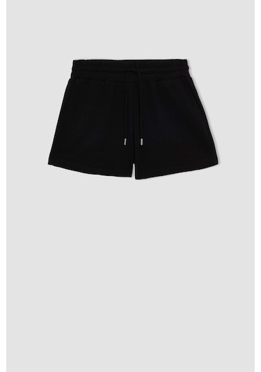 DeFacto Regular Fit Normal Bel Kısa Basic Düz Şort C7600AX24SMBK81 Siyah DeFacto Regular Fit Normal Bel Kısa Basic Düz Şort C7600AX24SMBK81 Siyah